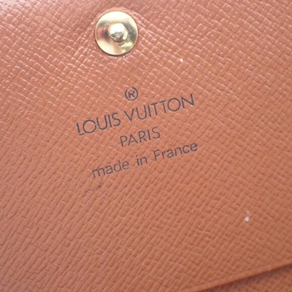 LOUIS VUITTON Porte Monnaie Billets Tresor Wallet Monogram Brown M61730 07EF433 - Picture 15 of 16